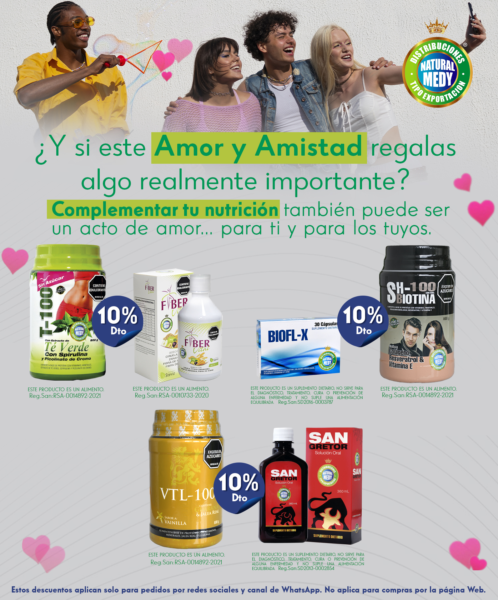 Banner Amor y amistad - celular