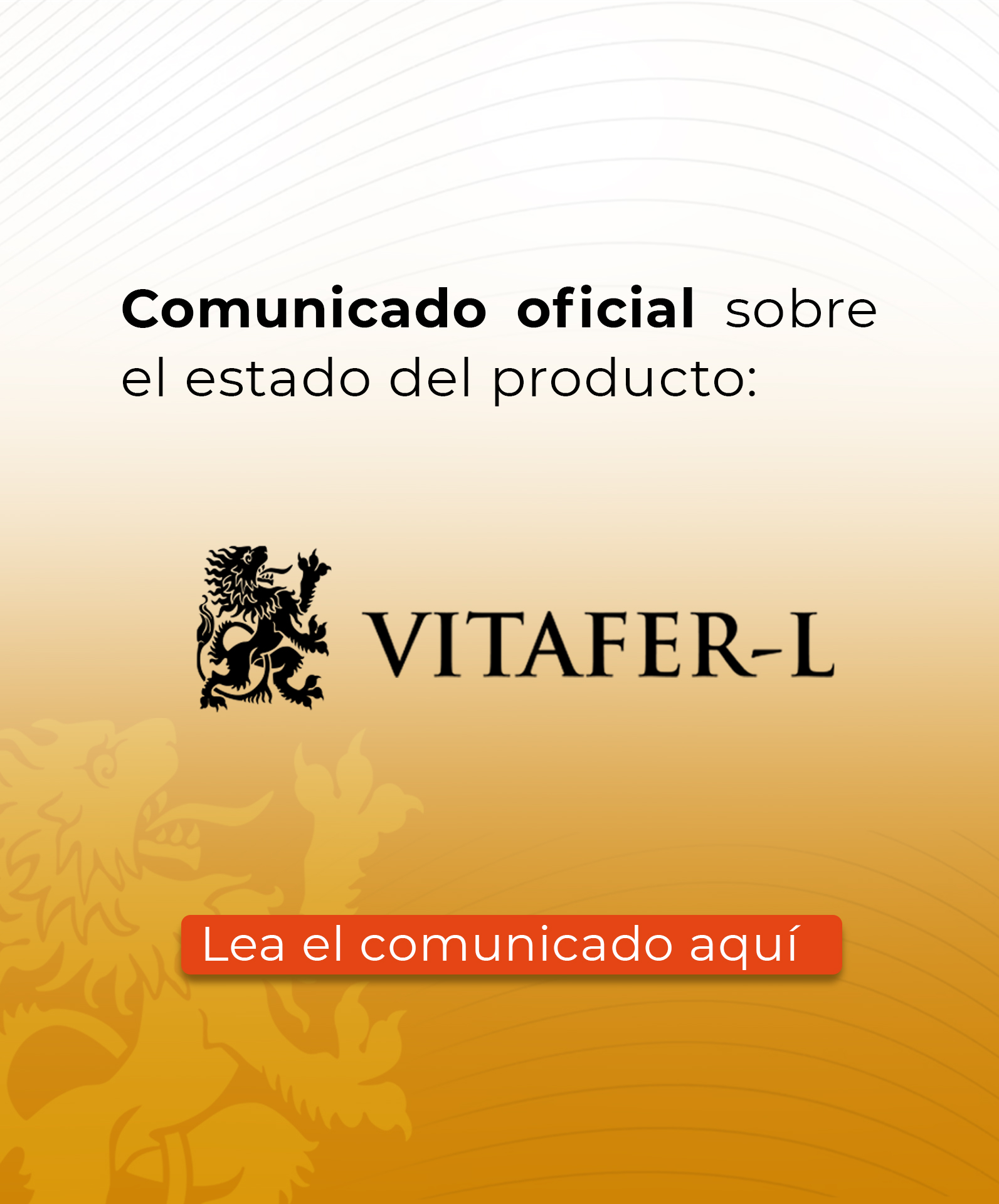 Banner comunicado vitafer celular