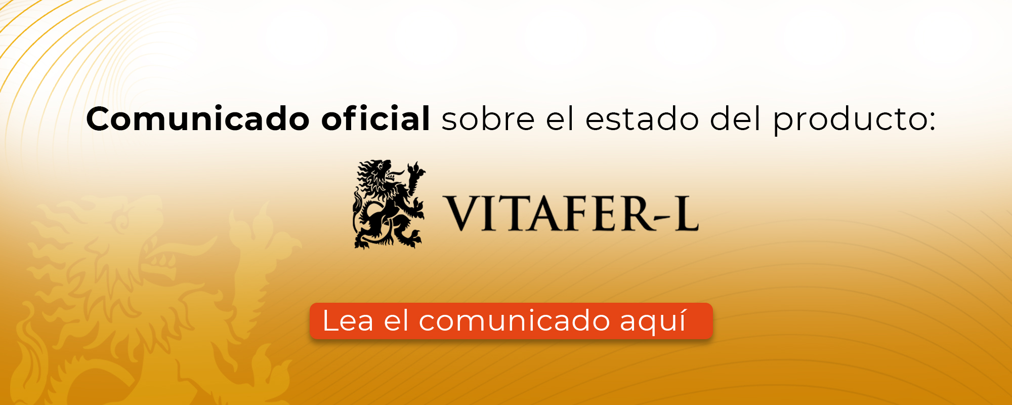 Banner comunicado vitafer