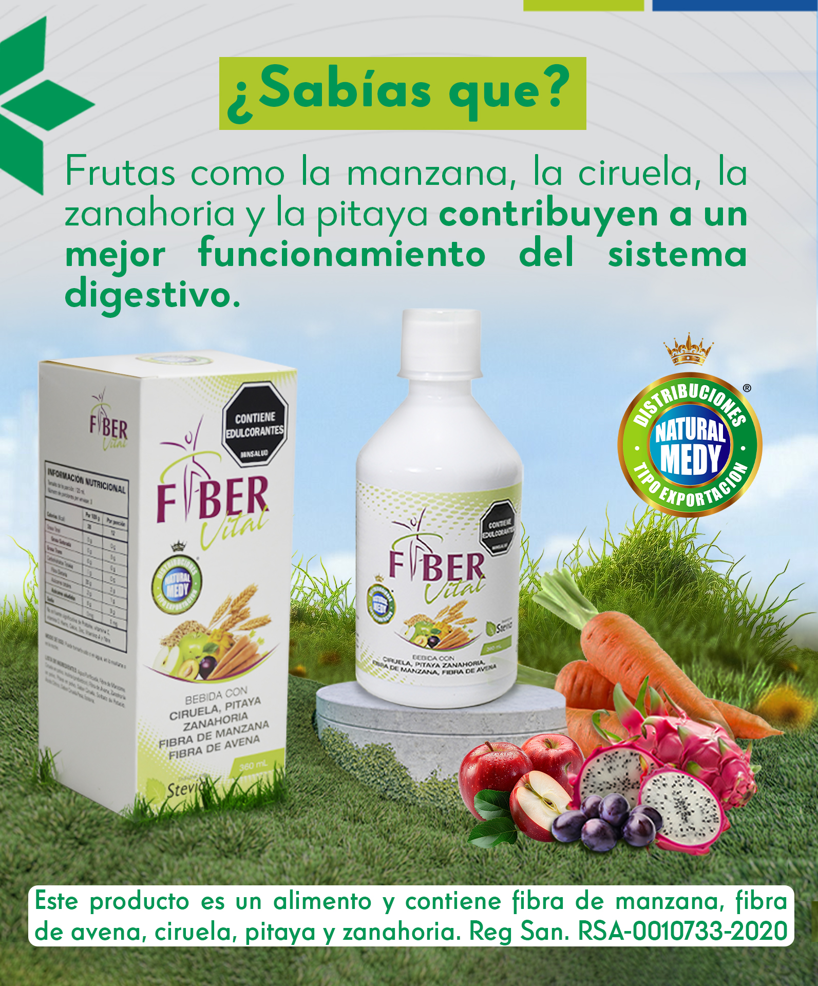 Banner fiber vital - celular